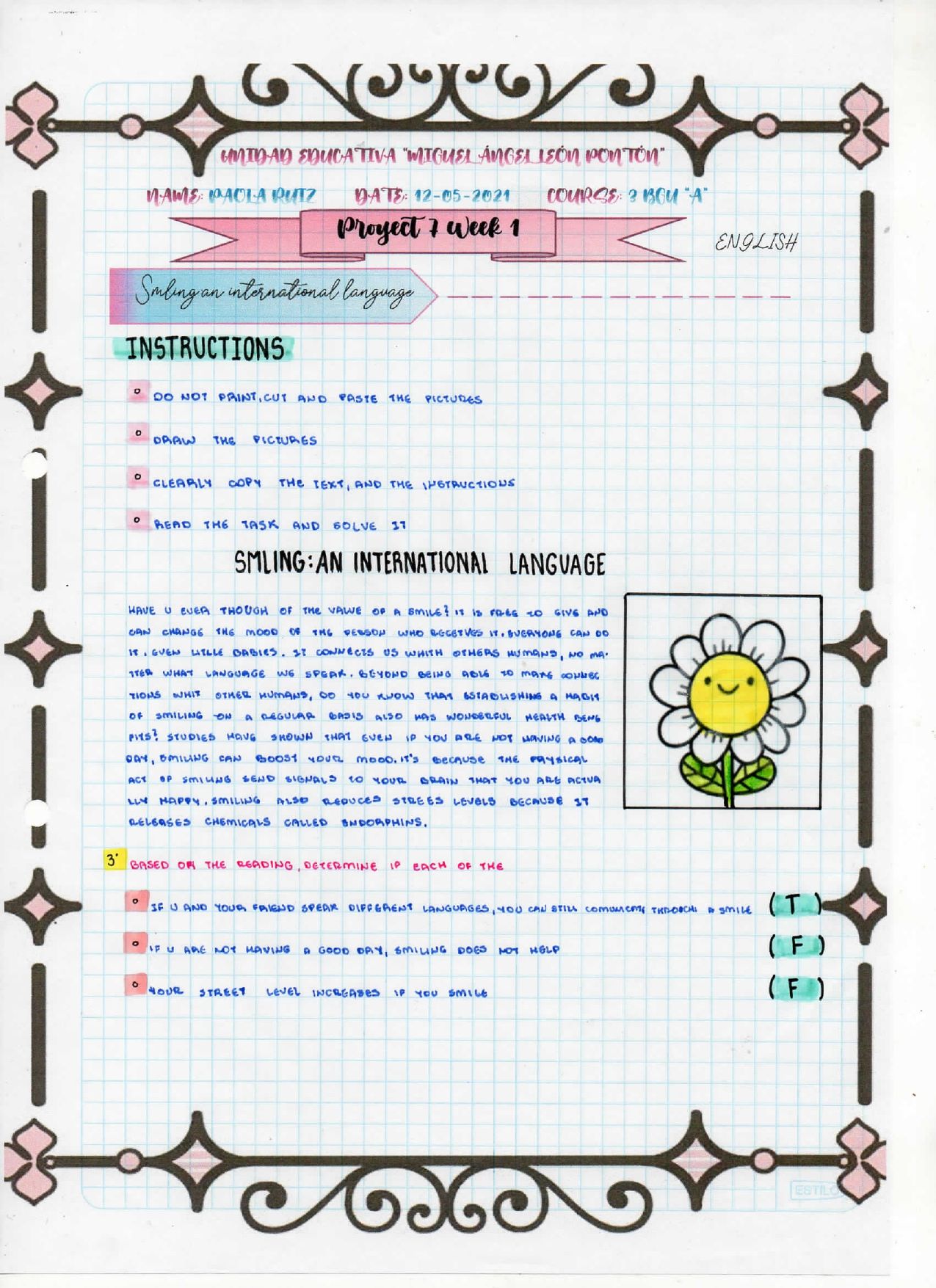 FINAL PROJECT ENGLISH PAOLA RUIZ | Genially