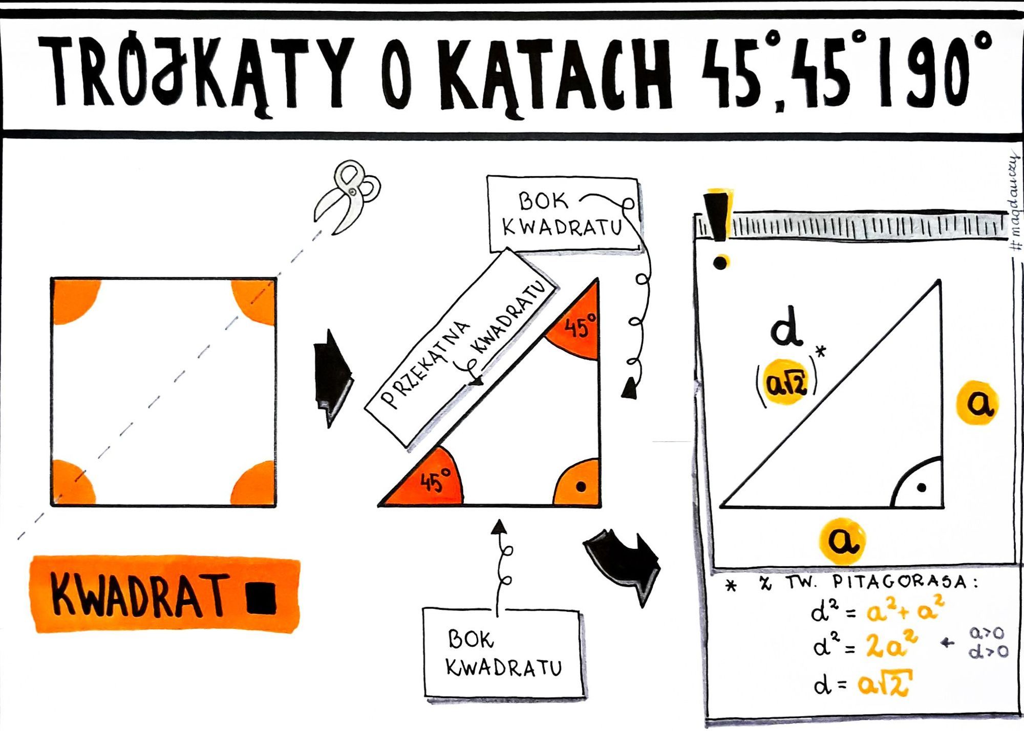 Trójkąty Prostokątne Sprawdzian Klasa 8 - Trójkąty prostokątne klasa 7 | Genially