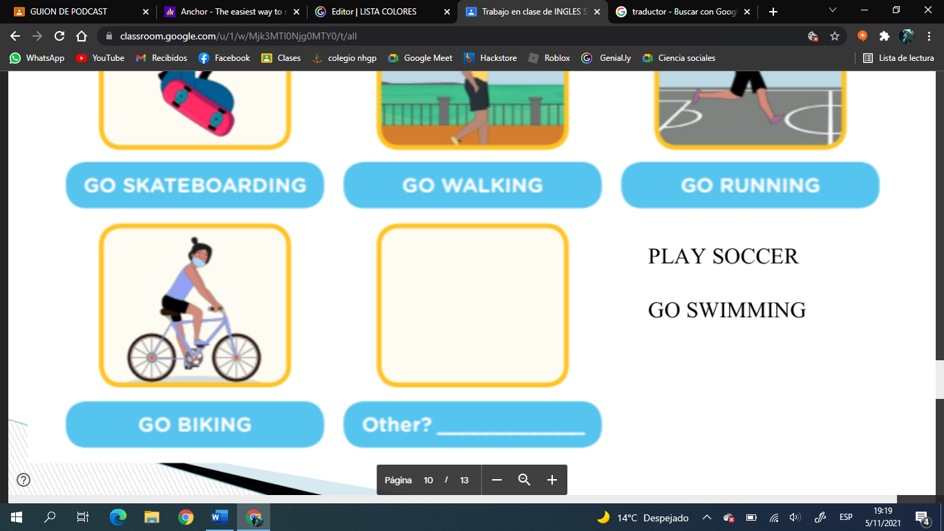 sport for health | Genially