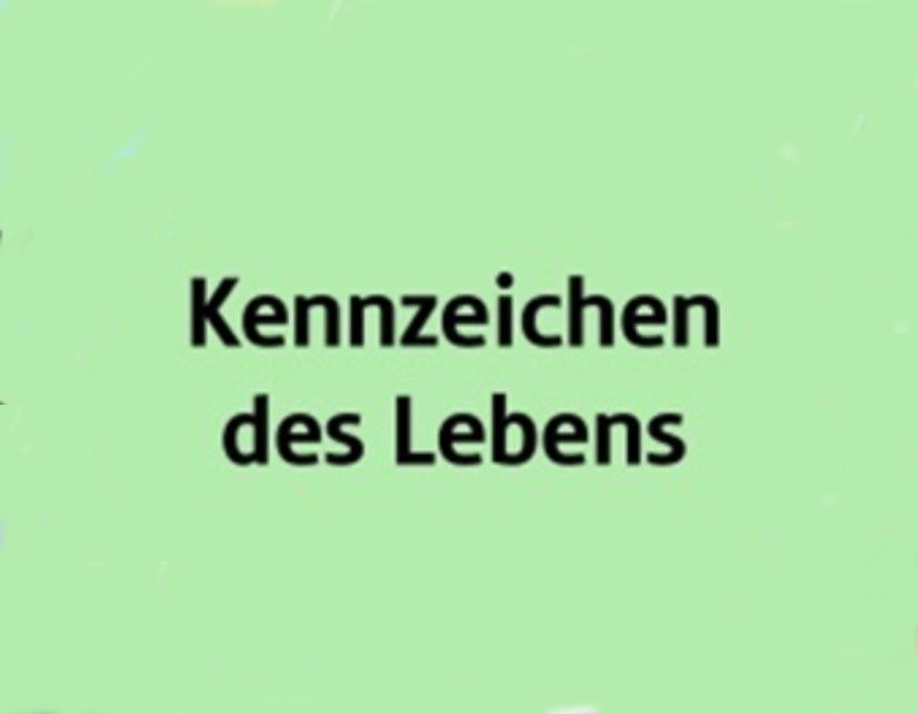 Kennzeichen des Lebens
