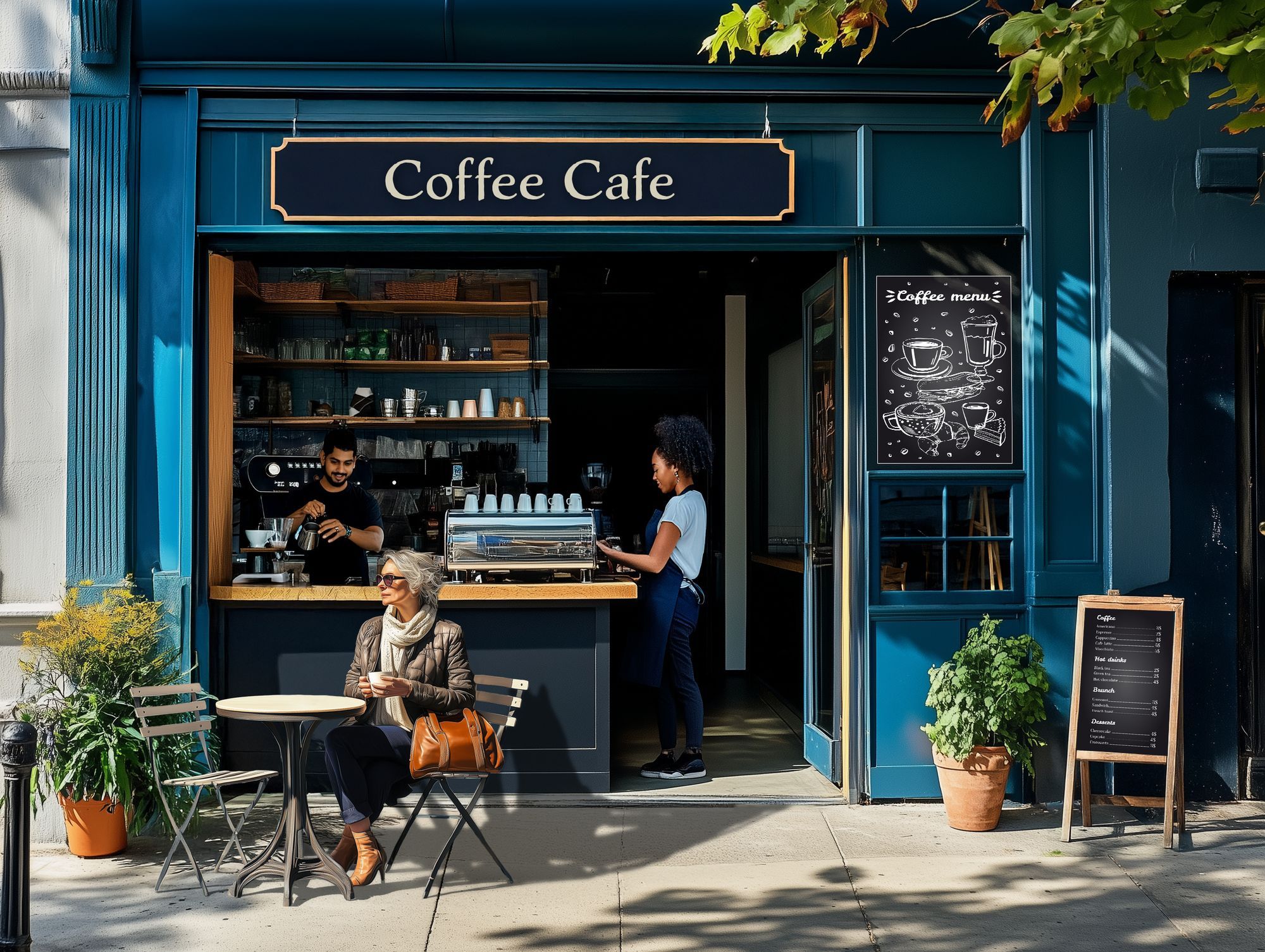 commercial coffeecafe
