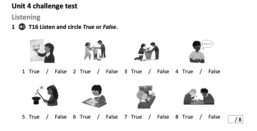 TEST 4TH GRADE | Genially