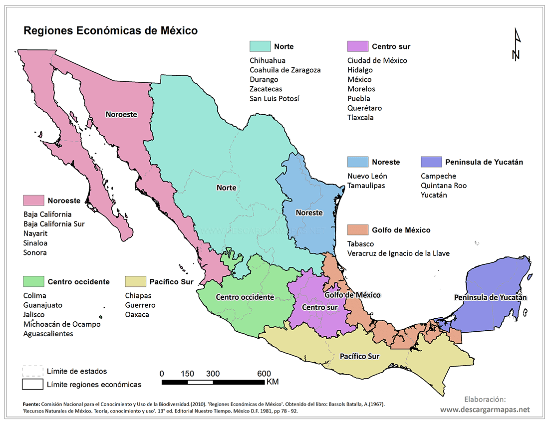 Zonas Económicas de Mexico | Genially