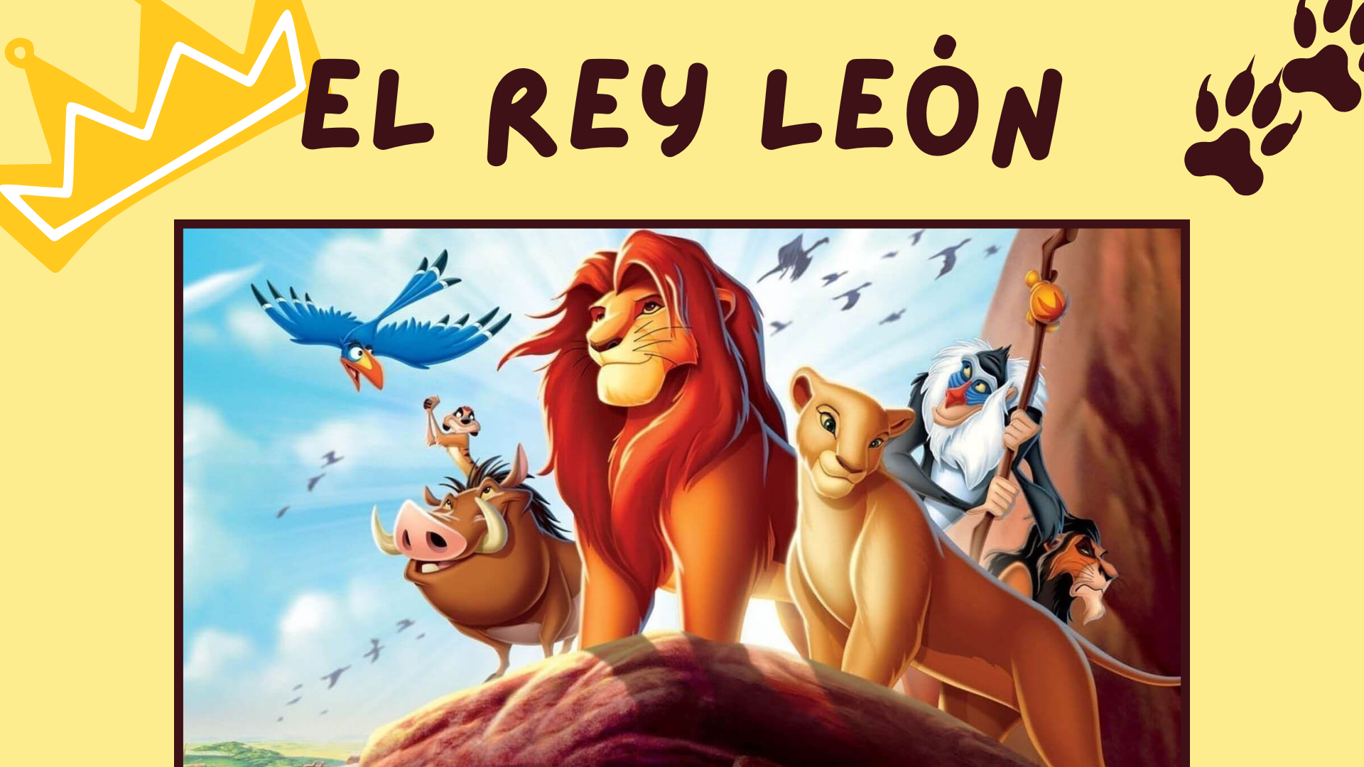 ENGAME: El rey León | Genially