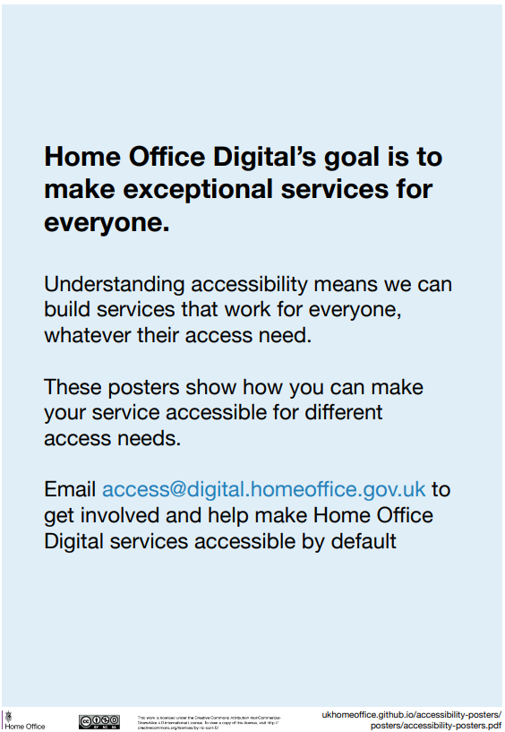 Designing accessible services - Home Office (Helena Hidalgo Fernández ...