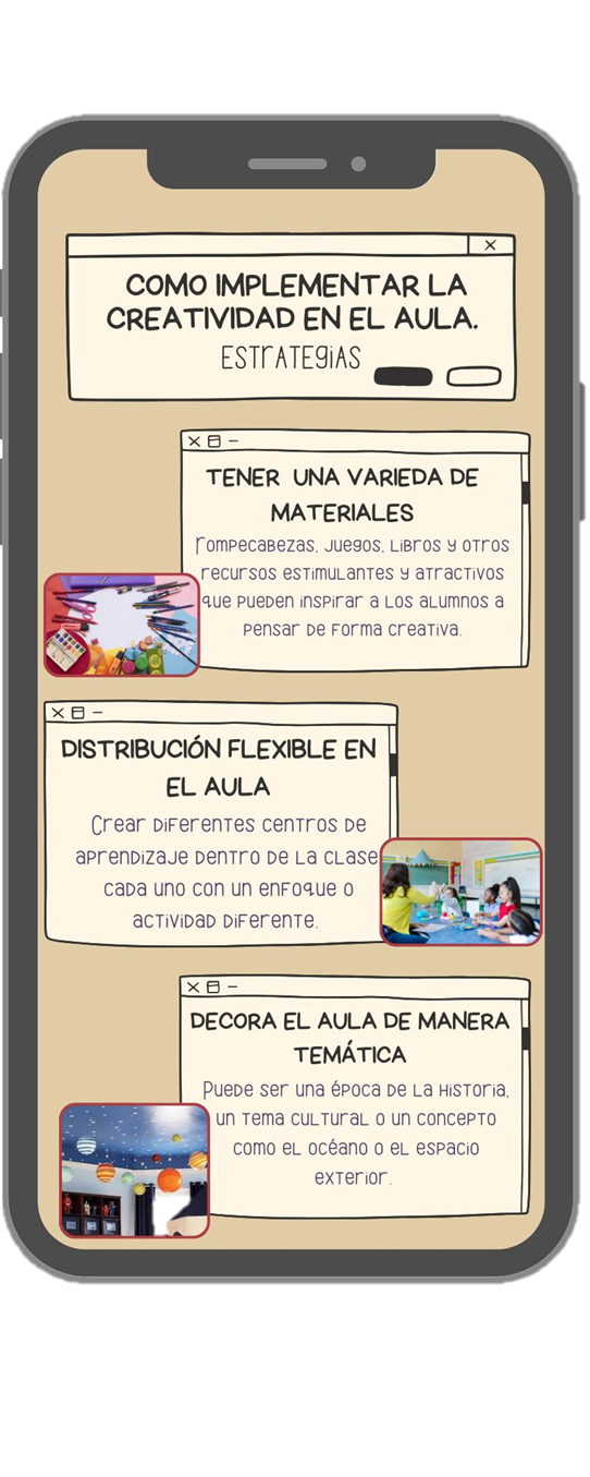 COMO IMPLEMENTAR LA CREATIVIDAD EN EL AULA | Genially